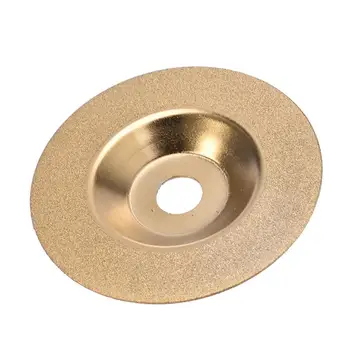 PW TOOLS 100 мм Алмазный шлифовальный диск Отрезные диски Дисковые пилы для резки стекла Вращающиеся абразивные инструменты GoldSilver