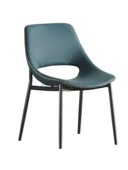 Обеденный стул в скандинавском стиле, Простая спинка домашнего обеденного стула, Итальянские легкие столы и стулья для переговоров в отеле класса люкс, современный офис