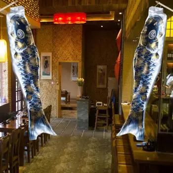 Реалистичный Моющийся Декоративный Забавный Рыбный Флаг, Воздушный Змей, Японская Рыба, Серпантин, Карп, Ветровой Носок, Серпантин Для сада.